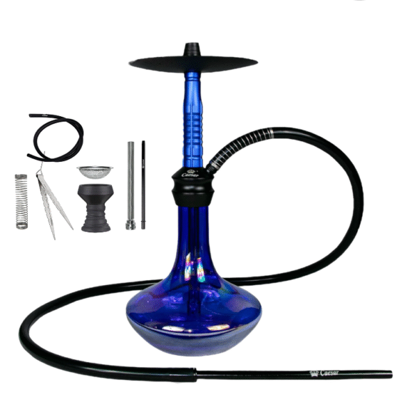 Hookah Caesar 2404 -Red Transparent - Image 2